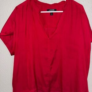 Banana Republic Vibrant Red Blouse